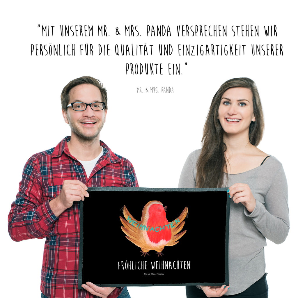 Fußmatte Rotkehlchen Weihnachten Frohe Weihnachten, Weihnachten, Weihnachtsmotiv, Weihnachtsgruß, Heiligabend, Winter, Vogel, xmas Türvorleger, Schmutzmatte, Fußabtreter, Matte, Schmutzfänger, Fußabstreifer, Schmutzfangmatte, Türmatte, Motivfußmatte,  Haustürmatte, Vorleger  Winter, Weihnachten, Weihnachtsdeko, Nikolaus, Advent, Heiligabend, Wintermotiv