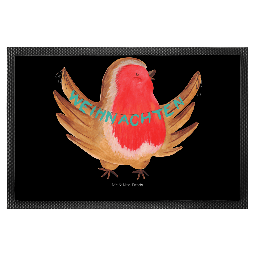 Fußmatte Rotkehlchen Weihnachten Frohe Weihnachten, Weihnachten, Weihnachtsmotiv, Weihnachtsgruß, Heiligabend, Winter, Vogel, xmas Türvorleger, Schmutzmatte, Fußabtreter, Matte, Schmutzfänger, Fußabstreifer, Schmutzfangmatte, Türmatte, Motivfußmatte,  Haustürmatte, Vorleger  Winter, Weihnachten, Weihnachtsdeko, Nikolaus, Advent, Heiligabend, Wintermotiv