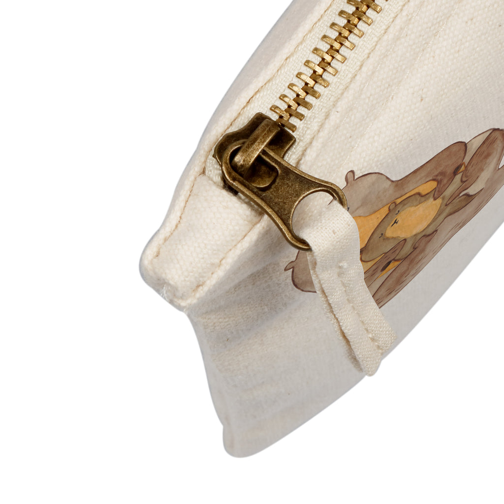 Schminktasche Otter mit Kind Schminktasche, Kosmetiktasche, Kosmetikbeutel, Stiftemäppchen, Etui, Federmappe, Makeup, XXL, Schminketui, Kosmetiketui, Schlamperetui, Otter, Fischotter, Seeotter, Otter Seeotter See Otter