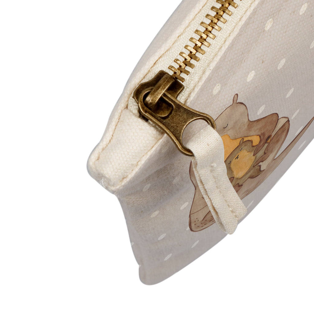 Schminktasche Otter mit Kind Schminktasche, Kosmetiktasche, Kosmetikbeutel, Stiftemäppchen, Etui, Federmappe, Makeup, XXL, Schminketui, Kosmetiketui, Schlamperetui, Otter, Fischotter, Seeotter, Otter Seeotter See Otter