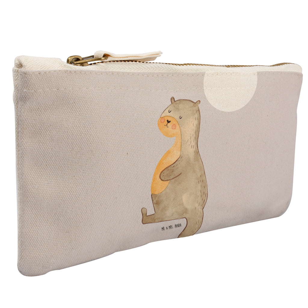 Schminktasche Otter Bauch Schminktasche, Kosmetiktasche, Kosmetikbeutel, Stiftemäppchen, Etui, Federmappe, Makeup, XXL, Schminketui, Kosmetiketui, Schlamperetui, Otter, Fischotter, Seeotter, Otter Seeotter See Otter