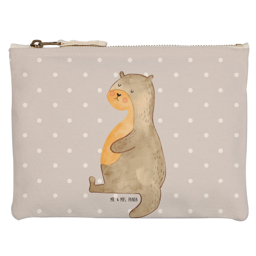 Schminktasche Otter Bauch Schminktasche, Kosmetiktasche, Kosmetikbeutel, Stiftemäppchen, Etui, Federmappe, Makeup, XXL, Schminketui, Kosmetiketui, Schlamperetui, Otter, Fischotter, Seeotter, Otter Seeotter See Otter