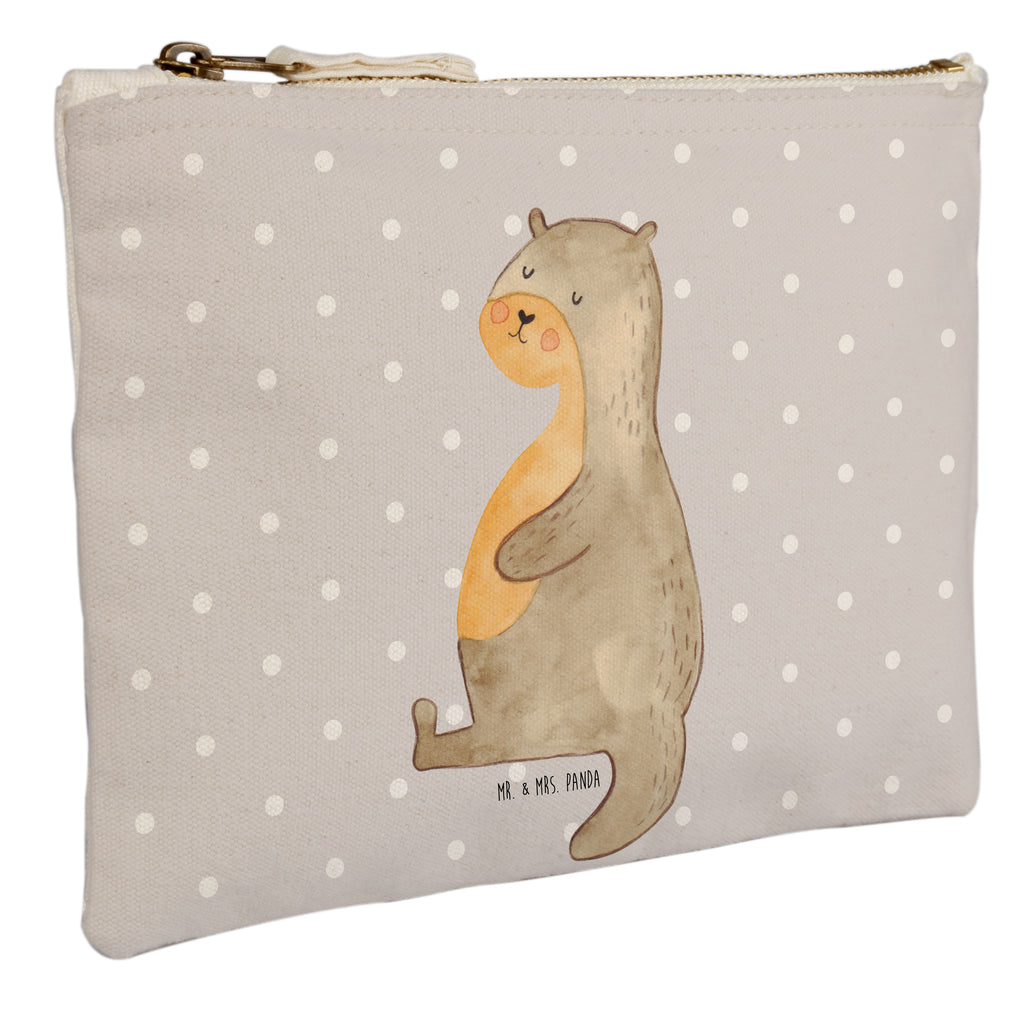 Schminktasche Otter Bauch Schminktasche, Kosmetiktasche, Kosmetikbeutel, Stiftemäppchen, Etui, Federmappe, Makeup, XXL, Schminketui, Kosmetiketui, Schlamperetui, Otter, Fischotter, Seeotter, Otter Seeotter See Otter