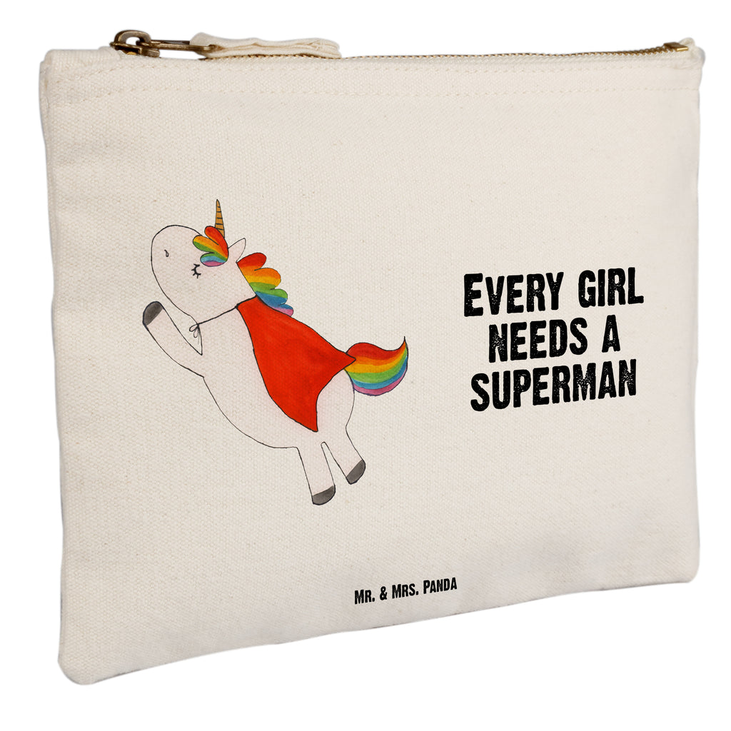 Schminktasche Einhorn Super Schminktasche, Kosmetiktasche, Kosmetikbeutel, Stiftemäppchen, Etui, Federmappe, Makeup, XXL, Schminketui, Kosmetiketui, Schlamperetui, Einhorn, Einhörner, Einhorn Deko, Pegasus, Unicorn, Traummann, Superheld, Held, Freundin, Geschenk, Girl, Mädchen