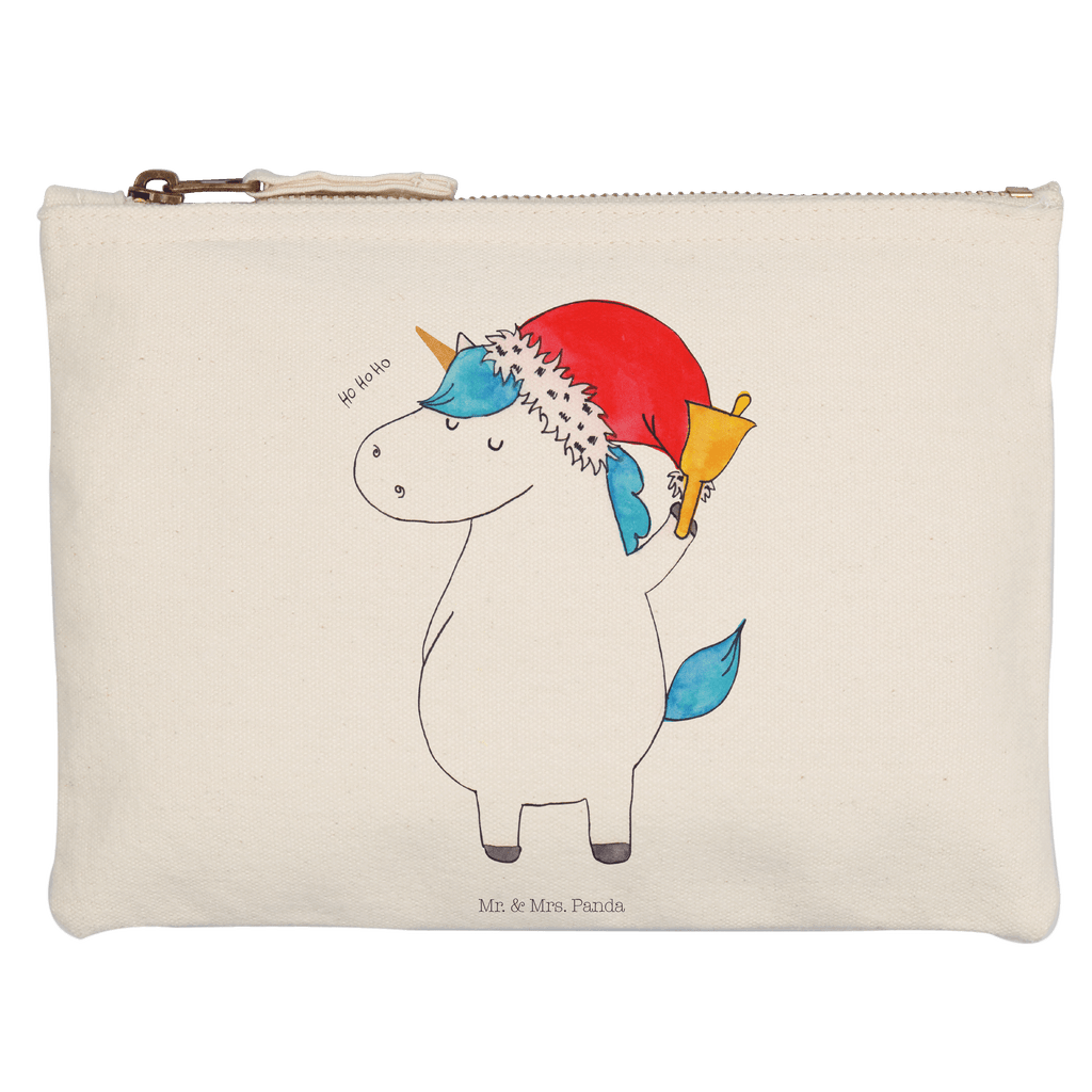 Schminktasche Einhorn Weihnachtsmann Schminktasche, Kosmetiktasche, Kosmetikbeutel, Stiftemäppchen, Etui, Federmappe, Makeup, XXL, Schminketui, Kosmetiketui, Schlamperetui, Einhorn, Einhörner, Einhorn Deko, Pegasus, Unicorn, Gin, Schokolade, Schoki, Weihnachten, Weihnachtsmann, Nikolaus, Wunschzettel, Wunschliste, Feenstaub