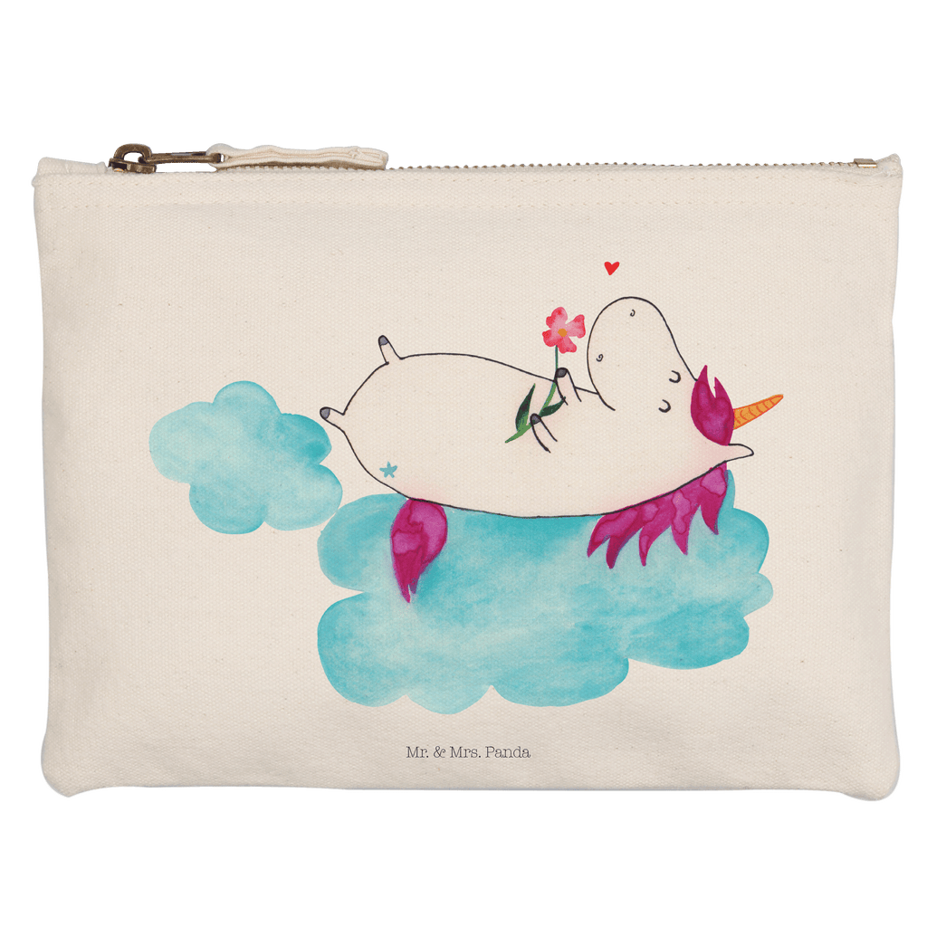 Schminktasche Einhorn verliebt auf Wolke Schminktasche, Kosmetiktasche, Kosmetikbeutel, Stiftemäppchen, Etui, Federmappe, Makeup, XXL, Schminketui, Kosmetiketui, Schlamperetui, Einhorn, Einhörner, Einhorn Deko, Pegasus, Unicorn, verliebt, Liebe, Liebesbeweis, Freundin, Wolke
