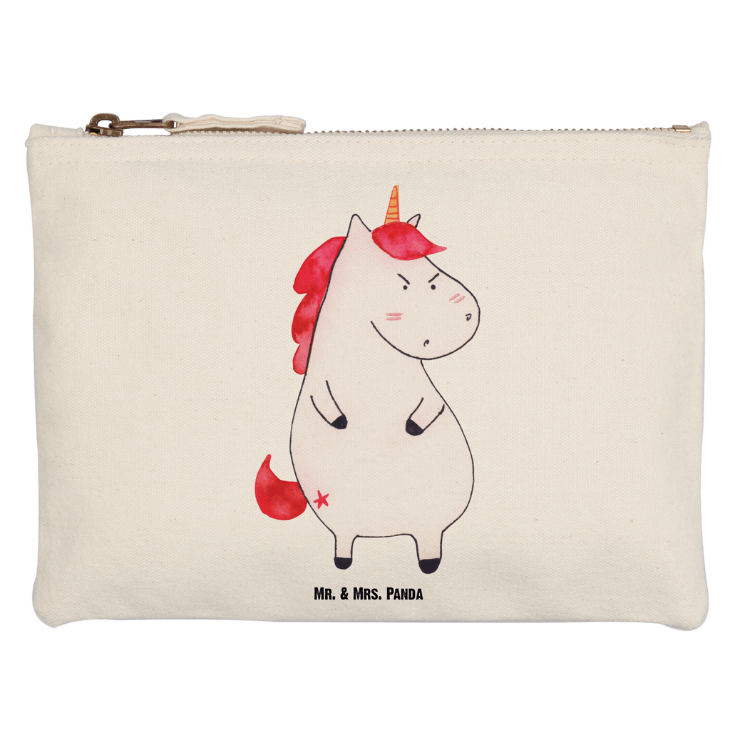 Schminktasche Einhorn wütend Schminktasche, Kosmetiktasche, Kosmetikbeutel, Stiftemäppchen, Etui, Federmappe, Makeup, XXL, Schminketui, Kosmetiketui, Schlamperetui, Einhorn, Einhörner, Einhorn Deko, Pegasus, Unicorn, Realität, Ansage, lustlos, nein, Büro, Arbeit, wütend, dumme Fragen, lustig, Spaß, Geschenk