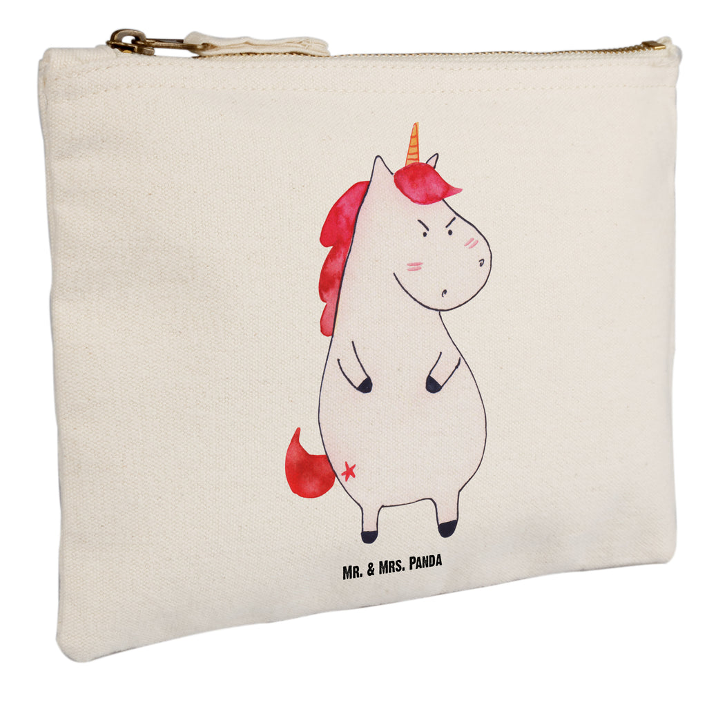 Schminktasche Einhorn wütend Schminktasche, Kosmetiktasche, Kosmetikbeutel, Stiftemäppchen, Etui, Federmappe, Makeup, XXL, Schminketui, Kosmetiketui, Schlamperetui, Einhorn, Einhörner, Einhorn Deko, Pegasus, Unicorn, Realität, Ansage, lustlos, nein, Büro, Arbeit, wütend, dumme Fragen, lustig, Spaß, Geschenk
