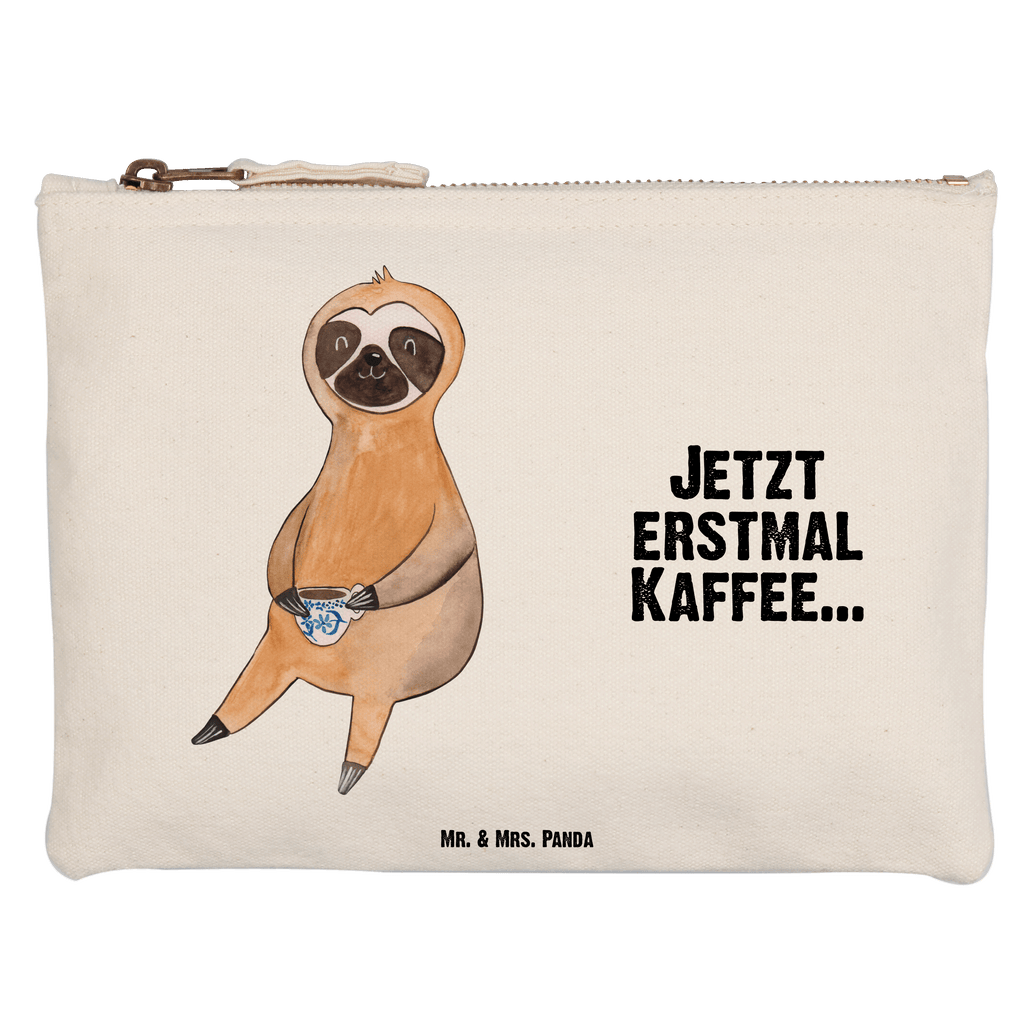 Schminktasche Faultier Kaffee Schminktasche, Kosmetiktasche, Kosmetikbeutel, Stiftemäppchen, Etui, Federmappe, Makeup, XXL, Schminketui, Kosmetiketui, Schlamperetui, Faultier, Faultier Geschenk, Faultier Deko, Faultiere, faul, Lieblingstier, Kaffee, erster Kaffee, Morgenmuffel, Frühaufsteher, Kaffeetasse, Genießer, Coffee, Kaffeegetränk