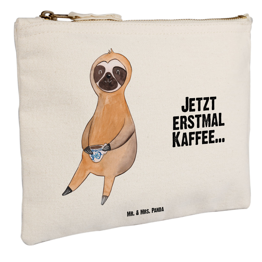 Schminktasche Faultier Kaffee Schminktasche, Kosmetiktasche, Kosmetikbeutel, Stiftemäppchen, Etui, Federmappe, Makeup, XXL, Schminketui, Kosmetiketui, Schlamperetui, Faultier, Faultier Geschenk, Faultier Deko, Faultiere, faul, Lieblingstier, Kaffee, erster Kaffee, Morgenmuffel, Frühaufsteher, Kaffeetasse, Genießer, Coffee, Kaffeegetränk