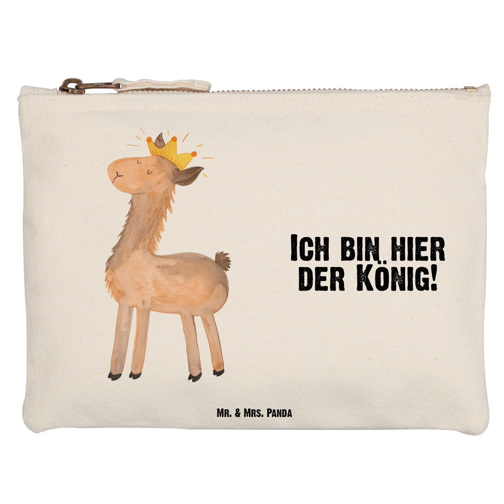 Schminktasche Lama König Schminktasche, Kosmetiktasche, Kosmetikbeutel, Stiftemäppchen, Etui, Federmappe, Makeup, XXL, Schminketui, Kosmetiketui, Schlamperetui, Lama, Alpaka, Lamas, König, Königin, Freundin, Mama, Papa, Büro Kollege, Kollegin, Chef, Vorgesetzter, Abi, Abitur
