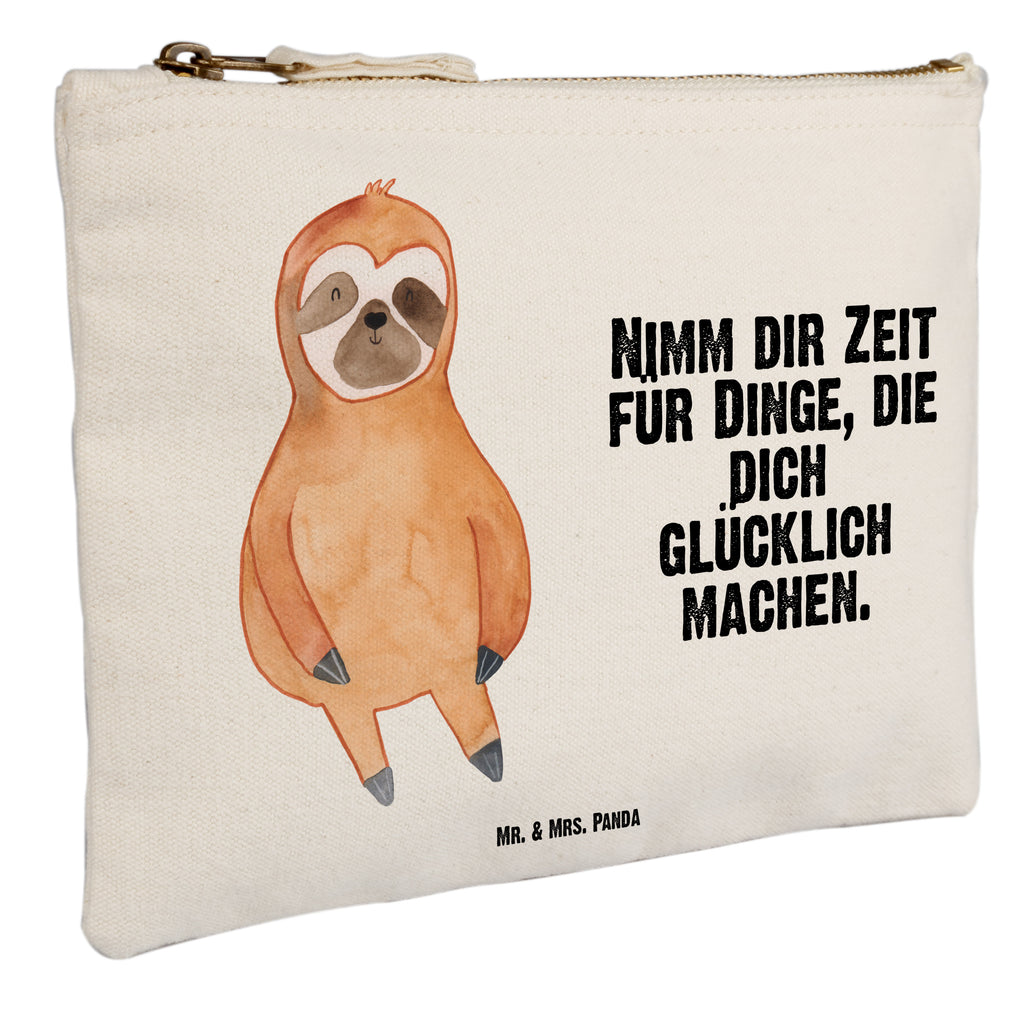 Schminktasche Faultier Zufrieden Schminktasche, Kosmetiktasche, Kosmetikbeutel, Stiftemäppchen, Etui, Federmappe, Makeup, XXL, Schminketui, Kosmetiketui, Schlamperetui, Faultier, Faultier Geschenk, Faultier Deko, Faultiere, faul, Lieblingstier, Pause, relaxen, Glück, glücklich, zufrieden, happy, Zufriedenheit, Gelassenheit, Ruhe, Frieden