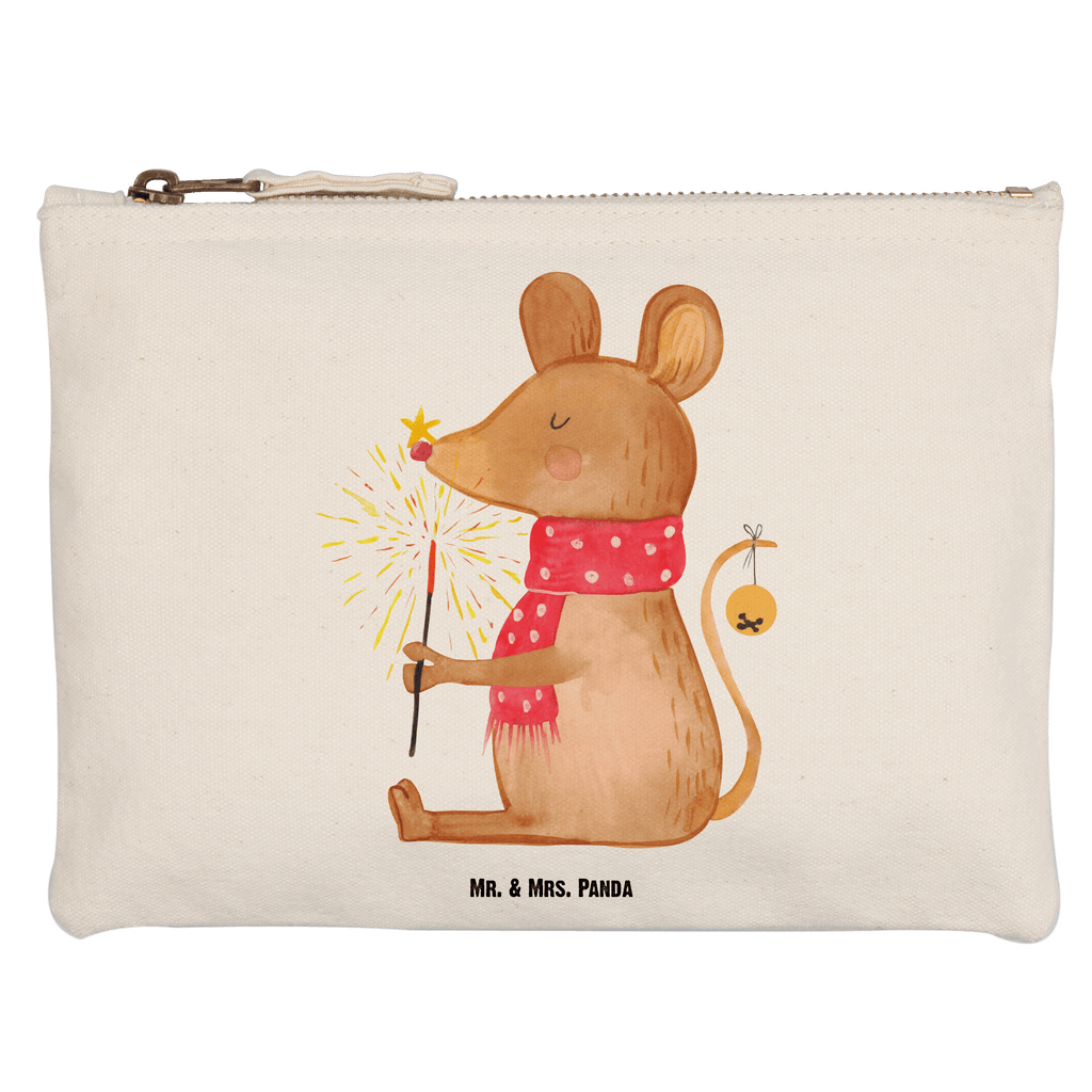 Schminktasche Weihnachtsmaus Schminktasche, Kosmetiktasche, Kosmetikbeutel, Stiftemäppchen, Etui, Federmappe, Makeup, XXL, Schminketui, Kosmetiketui, Schlamperetui, Winter, Weihnachten, Weihnachtsdeko, Nikolaus, Advent, Heiligabend, Wintermotiv, Frohe Weihnachten, Weihnachtsgruß, Weihnachtsmotiv, Maus, Mäuschen, Weihnachtswunder