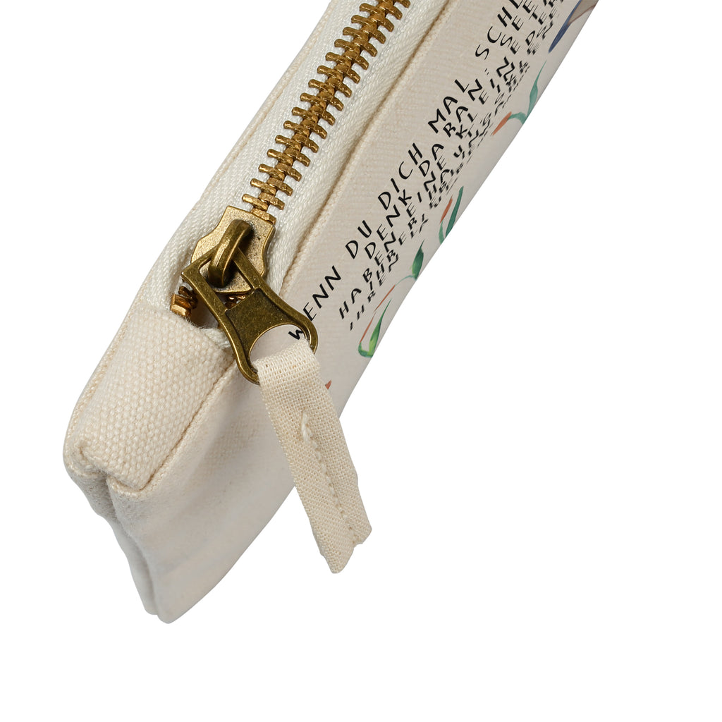 Schminktasche Otter mit Stein Schminktasche, Kosmetiktasche, Kosmetikbeutel, Stiftemäppchen, Etui, Federmappe, Makeup, XXL, Schminketui, Kosmetiketui, Schlamperetui, Otter, Fischotter, Seeotter, Otter Seeotter See Otter