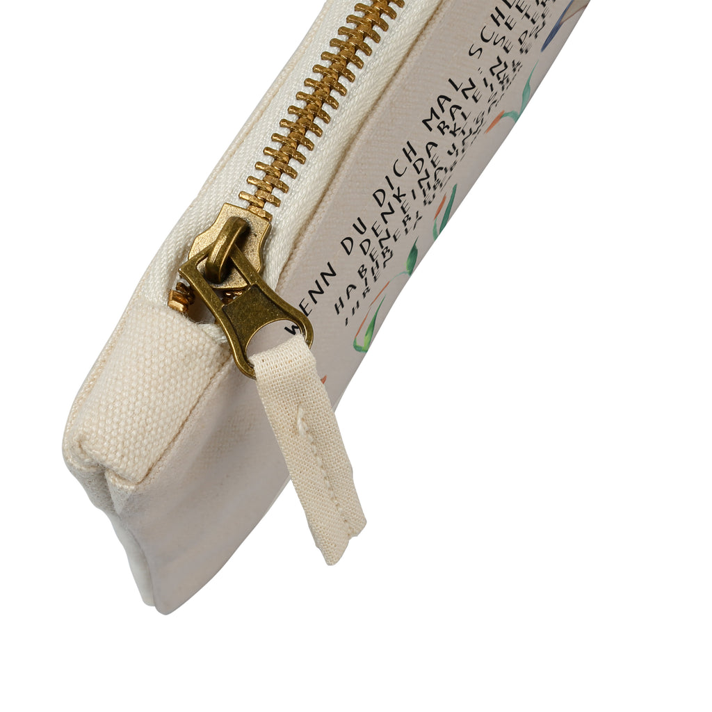 Schminktasche Otter mit Stein Schminktasche, Kosmetiktasche, Kosmetikbeutel, Stiftemäppchen, Etui, Federmappe, Makeup, XXL, Schminketui, Kosmetiketui, Schlamperetui, Otter, Fischotter, Seeotter, Otter Seeotter See Otter