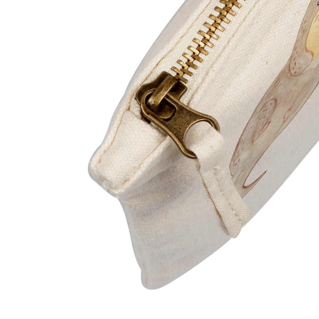 Schminktasche Otter händchenhaltend Schminktasche, Kosmetiktasche, Kosmetikbeutel, Stiftemäppchen, Etui, Federmappe, Makeup, XXL, Schminketui, Kosmetiketui, Schlamperetui, Otter, Fischotter, Seeotter, Otter Seeotter See Otter