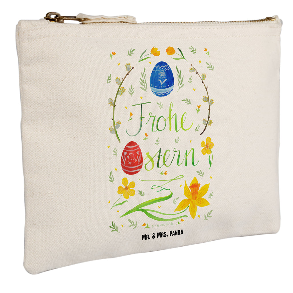 Schminktasche Frohe Ostern Schminktasche, Kosmetiktasche, Kosmetikbeutel, Stiftemäppchen, Etui, Federmappe, Makeup, XXL, Schminketui, Kosmetiketui, Schlamperetui, Ostern, Osterhase, Ostergeschenke, Osternest, Osterdeko, Geschenk zu Ostern, Frohe Ostern, Ostergrüße, Osterblume, Osterei, bemalte Ostereier, Weidenkätzchen. Lettering