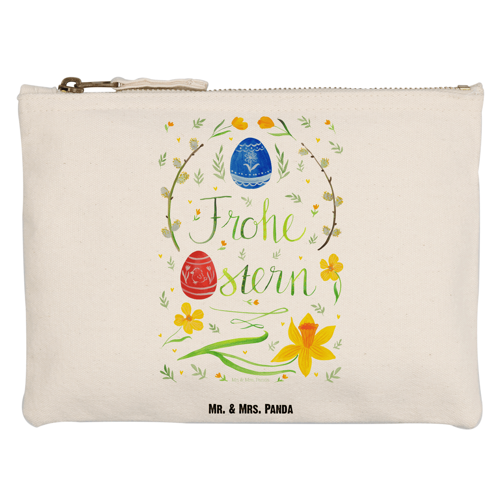 Schminktasche Frohe Ostern Schminktasche, Kosmetiktasche, Kosmetikbeutel, Stiftemäppchen, Etui, Federmappe, Makeup, XXL, Schminketui, Kosmetiketui, Schlamperetui, Ostern, Osterhase, Ostergeschenke, Osternest, Osterdeko, Geschenk zu Ostern, Frohe Ostern, Ostergrüße, Osterblume, Osterei, bemalte Ostereier, Weidenkätzchen. Lettering