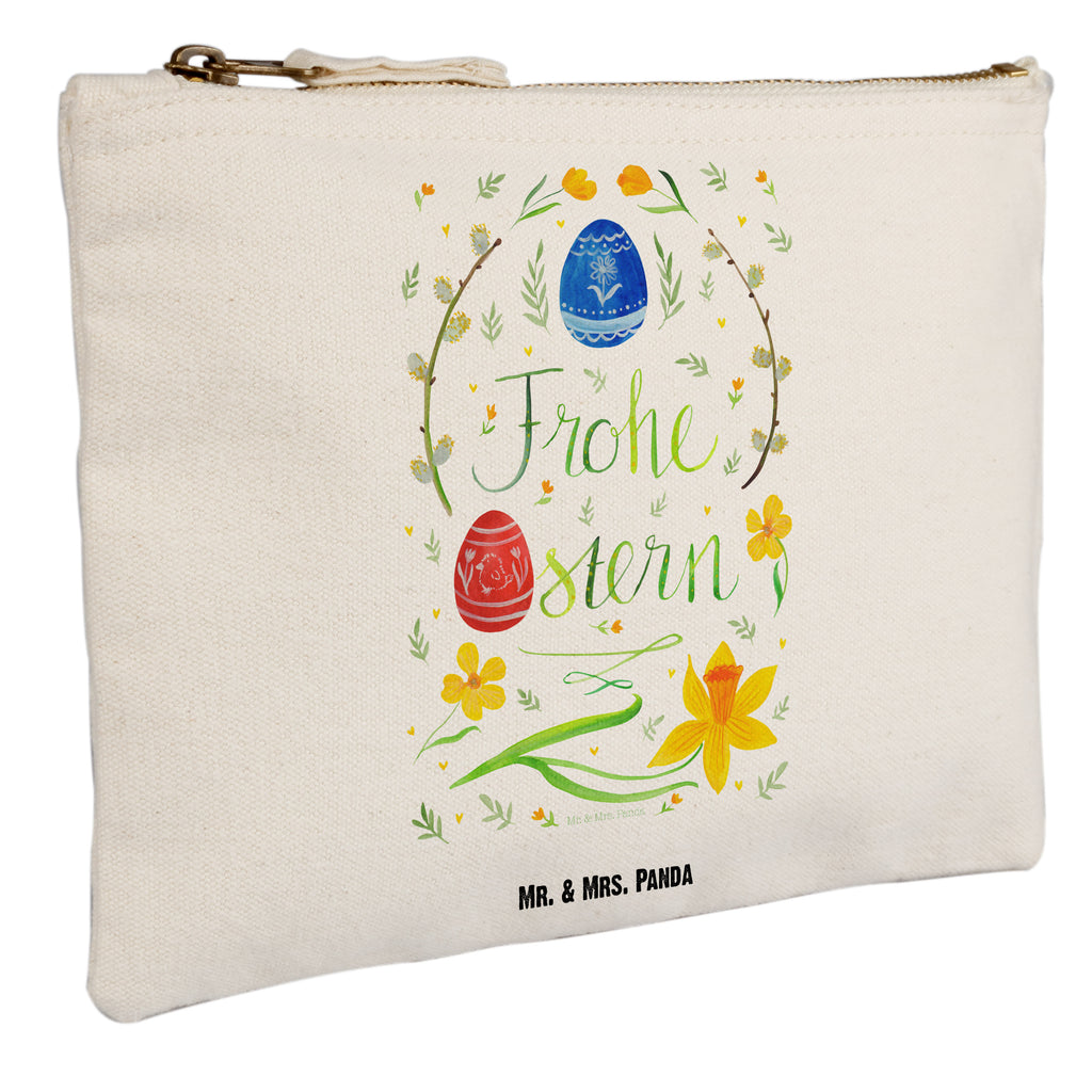 Schminktasche Frohe Ostern Schminktasche, Kosmetiktasche, Kosmetikbeutel, Stiftemäppchen, Etui, Federmappe, Makeup, XXL, Schminketui, Kosmetiketui, Schlamperetui, Ostern, Osterhase, Ostergeschenke, Osternest, Osterdeko, Geschenk zu Ostern, Frohe Ostern, Ostergrüße, Osterblume, Osterei, bemalte Ostereier, Weidenkätzchen. Lettering