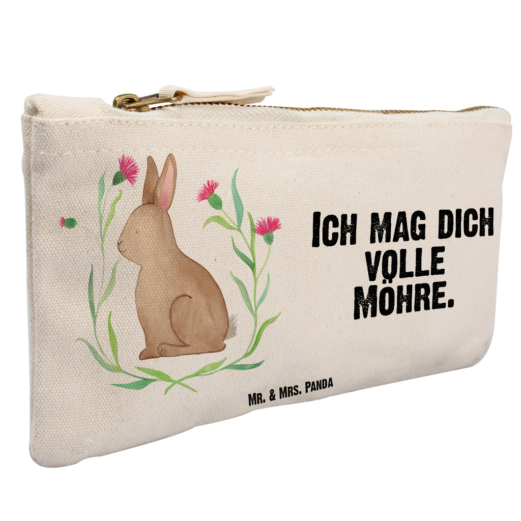 Schminktasche Hase sitzend Schminktasche, Kosmetiktasche, Kosmetikbeutel, Stiftemäppchen, Etui, Federmappe, Makeup, XXL, Schminketui, Kosmetiketui, Schlamperetui, Ostern, Osterhase, Ostergeschenke, Osternest, Osterdeko, Geschenk zu Ostern, Frohe Ostern, Ostergrüße, Osterblume, Liebe, Grüße, Hase, Kaninchen