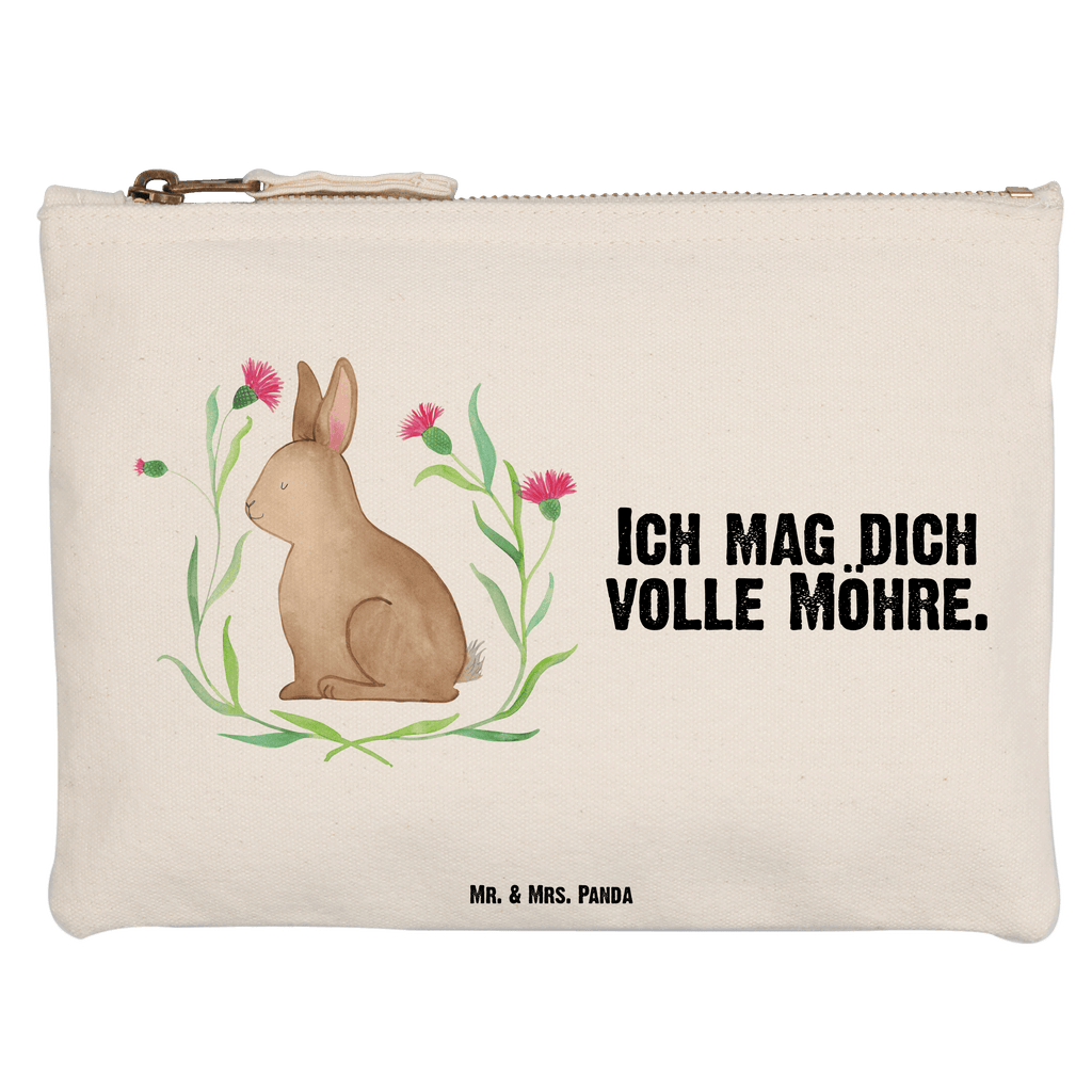 Schminktasche Hase sitzend Schminktasche, Kosmetiktasche, Kosmetikbeutel, Stiftemäppchen, Etui, Federmappe, Makeup, XXL, Schminketui, Kosmetiketui, Schlamperetui, Ostern, Osterhase, Ostergeschenke, Osternest, Osterdeko, Geschenk zu Ostern, Frohe Ostern, Ostergrüße, Osterblume, Liebe, Grüße, Hase, Kaninchen