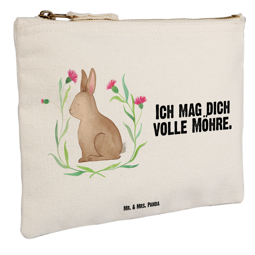 Schminktasche Hase sitzend Schminktasche, Kosmetiktasche, Kosmetikbeutel, Stiftemäppchen, Etui, Federmappe, Makeup, XXL, Schminketui, Kosmetiketui, Schlamperetui, Ostern, Osterhase, Ostergeschenke, Osternest, Osterdeko, Geschenk zu Ostern, Frohe Ostern, Ostergrüße, Osterblume, Liebe, Grüße, Hase, Kaninchen