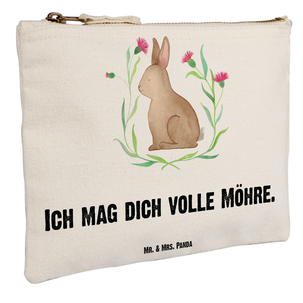 Schminktasche Hase sitzend Schminktasche, Kosmetiktasche, Kosmetikbeutel, Stiftemäppchen, Etui, Federmappe, Makeup, XXL, Schminketui, Kosmetiketui, Schlamperetui, Ostern, Osterhase, Ostergeschenke, Osternest, Osterdeko, Geschenk zu Ostern, Frohe Ostern, Ostergrüße, Osterblume, Liebe, Grüße, Hase, Kaninchen
