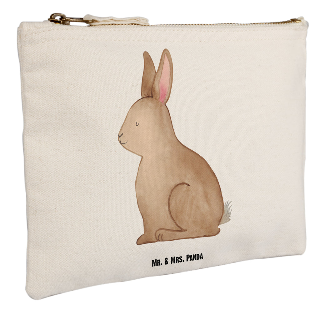 Schminktasche Hase sitzend Schminktasche, Kosmetiktasche, Kosmetikbeutel, Stiftemäppchen, Etui, Federmappe, Makeup, XXL, Schminketui, Kosmetiketui, Schlamperetui, Ostern, Osterhase, Ostergeschenke, Osternest, Osterdeko, Geschenk zu Ostern, Frohe Ostern, Ostergrüße, Osterblume, Liebe, Grüße, Hase, Kaninchen