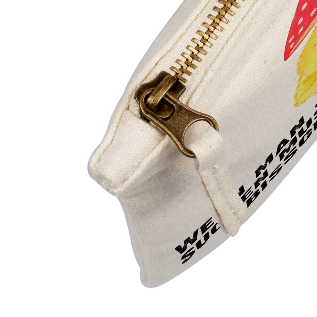 Schminktasche Küken Fliegenpilz Schminktasche, Kosmetiktasche, Kosmetikbeutel, Stiftemäppchen, Etui, Federmappe, Makeup, XXL, Schminketui, Kosmetiketui, Schlamperetui, Ostern, Osterhase, Ostergeschenke, Osternest, Osterdeko, Geschenk zu Ostern, Küken, Fliegenpilz, Glückspilz, Frohe Ostern, Ostergrüße