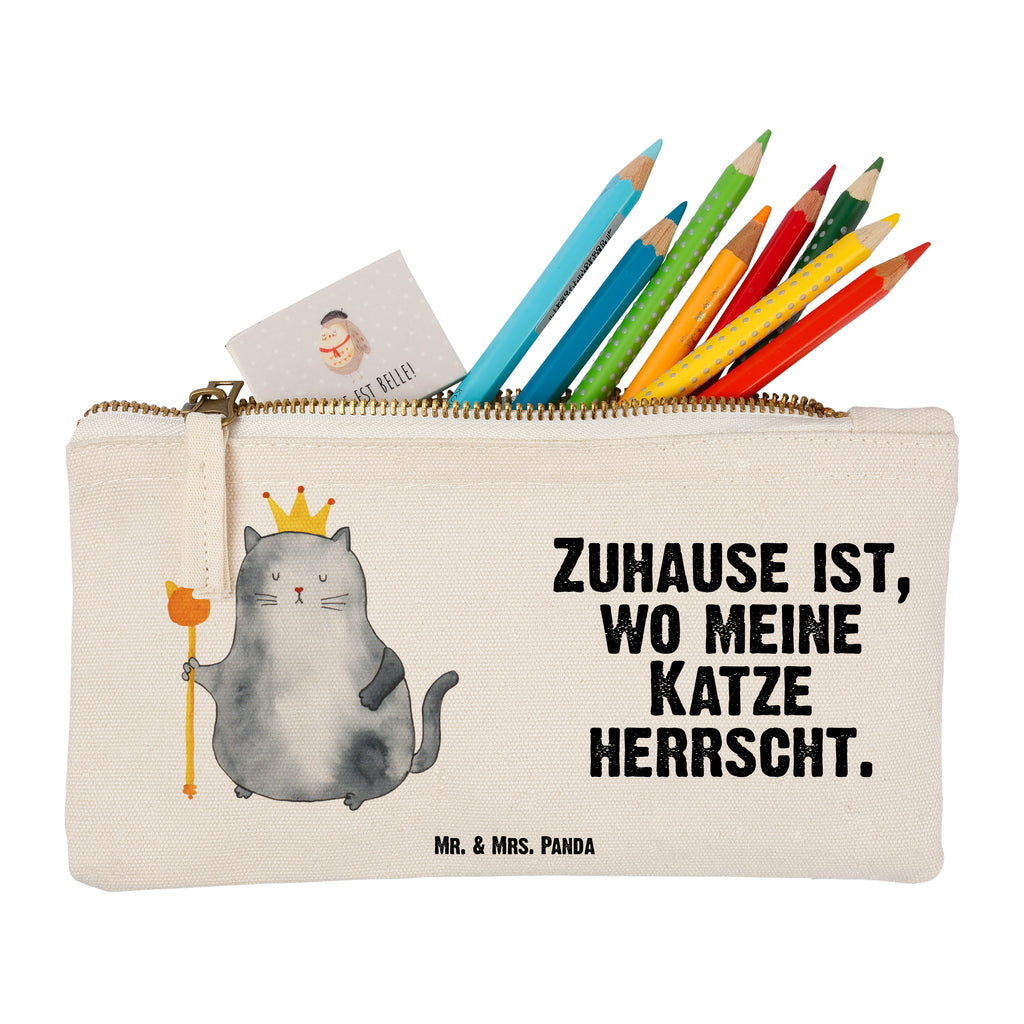 Schminktasche Katzen Koenig Schminktasche, Kosmetiktasche, Kosmetikbeutel, Stiftemäppchen, Etui, Federmappe, Makeup, XXL, Schminketui, Kosmetiketui, Schlamperetui, Katze, Katzenmotiv, Katzenfan, Katzendeko, Katzenfreund, Katzenliebhaber, Katzenprodukte, Katzenartikel, Katzenaccessoires, Katzensouvenirs, Katzenliebhaberprodukte, Katzenmotive, Katzen, Kater, Mietze, Cat, Cats, Katzenhalter, Katzenbesitzerin, Haustier, König, Königin, Queen, Familie, Mietzhaus, Wohnung, erste eigenen Wohnung, Umzug, Einzug