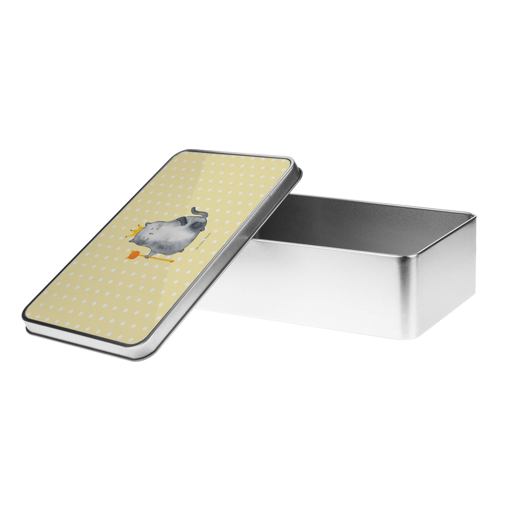 Metalldose rechteckig Katzen Koenig Blechdose, Metalldose, Blechbox, Container, Keksdose, Vorratsdose, Vorratsbox, Döschen, Versperbox, Vesperdose, Aufbewahrungsdose, Aufbewahrungsbox, Aluminiumdose, Dose, Katze, Katzenmotiv, Katzenfan, Katzendeko, Katzenfreund, Katzenliebhaber, Katzenprodukte, Katzenartikel, Katzenaccessoires, Katzensouvenirs, Katzenliebhaberprodukte, Katzenmotive, Katzen, Kater, Mietze, Cat, Cats, Katzenhalter, Katzenbesitzerin, Haustier, König, Königin, Queen, Familie, Mietzhaus, Wohnung, erste eigenen Wohnung, Umzug, Einzug
