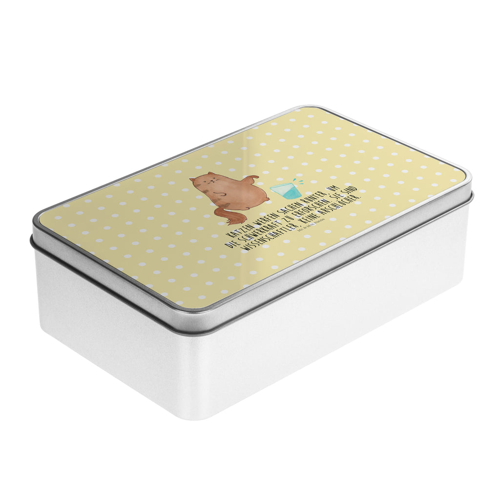 Metalldose rechteckig Katze Wasserglas Blechdose, Metalldose, Blechbox, Container, Keksdose, Vorratsdose, Vorratsbox, Döschen, Versperbox, Vesperdose, Aufbewahrungsdose, Aufbewahrungsbox, Aluminiumdose, Dose, Katze, Katzenmotiv, Katzenfan, Katzendeko, Katzenfreund, Katzenliebhaber, Katzenprodukte, Katzenartikel, Katzenaccessoires, Katzensouvenirs, Katzenliebhaberprodukte, Katzenmotive, Katzen, Kater, Mietze, Cat, Cats, Katzenhalter, Katzenbesitzerin, Haustier, Wasser, Glas
