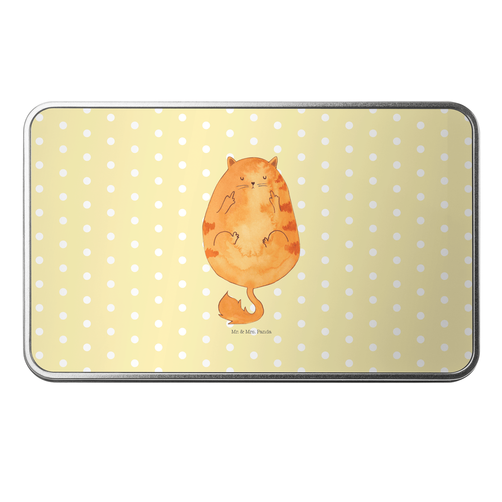 Metalldose rechteckig Katze Frühaufsteher Blechdose, Metalldose, Blechbox, Container, Keksdose, Vorratsdose, Vorratsbox, Döschen, Versperbox, Vesperdose, Aufbewahrungsdose, Aufbewahrungsbox, Aluminiumdose, Dose, Katze, Katzenmotiv, Katzenfan, Katzendeko, Katzenfreund, Katzenliebhaber, Katzenprodukte, Katzenartikel, Katzenaccessoires, Katzensouvenirs, Katzenliebhaberprodukte, Katzenmotive, Der frühe Vogel kann mich mal, Morgenmuffel, Frühaufsteher, Kaffee, Katzen, Kater, Mietze