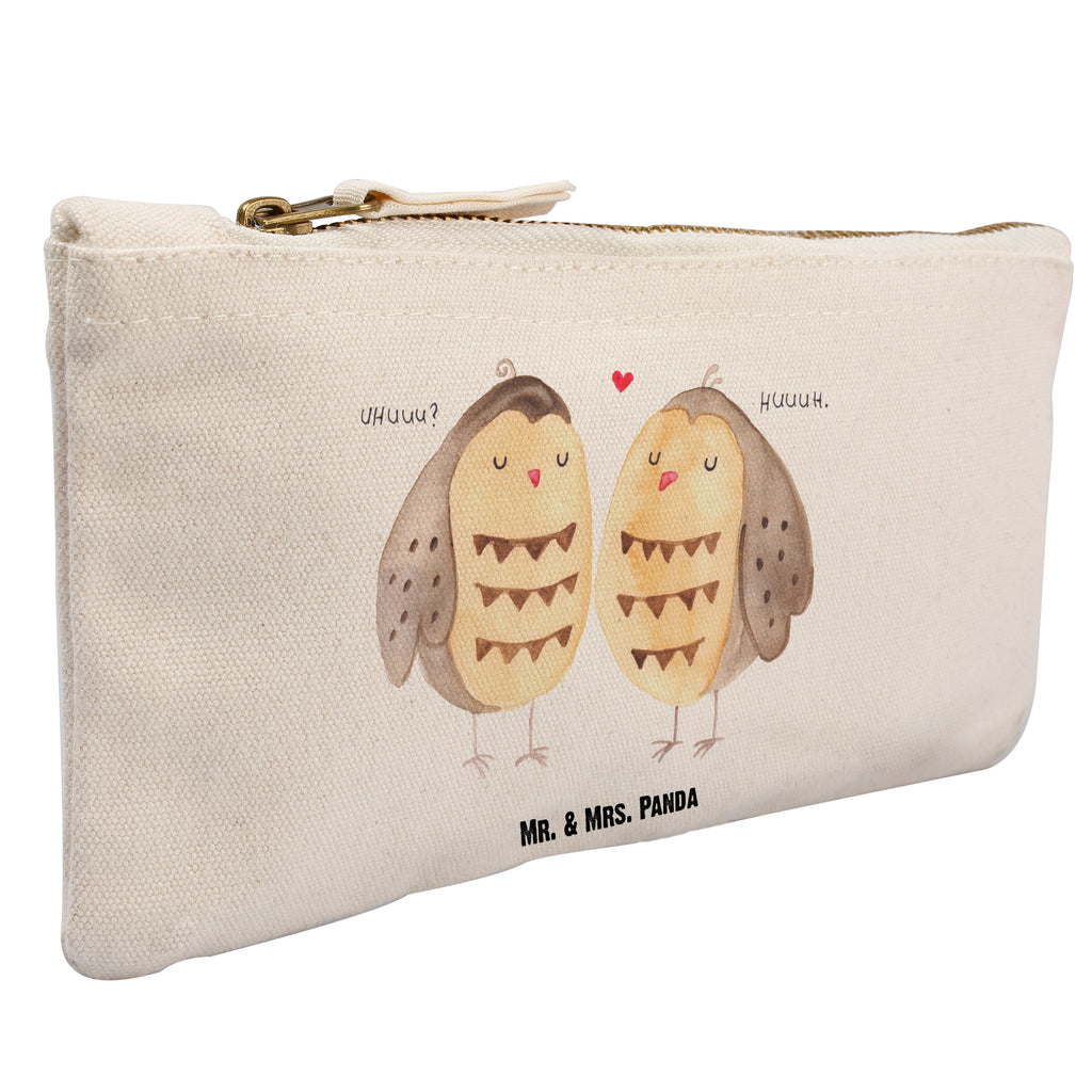 Schminktasche Eule Liebe Schminktasche, Kosmetiktasche, Kosmetikbeutel, Stiftemäppchen, Etui, Federmappe, Makeup, XXL, Schminketui, Kosmetiketui, Schlamperetui, Eule, Eule Deko, Liebe, Hochzeit Spruch, Owl, All you need is love, Liebe Spruch, Freundin Geschenk, Freund, Wortspiel lustig