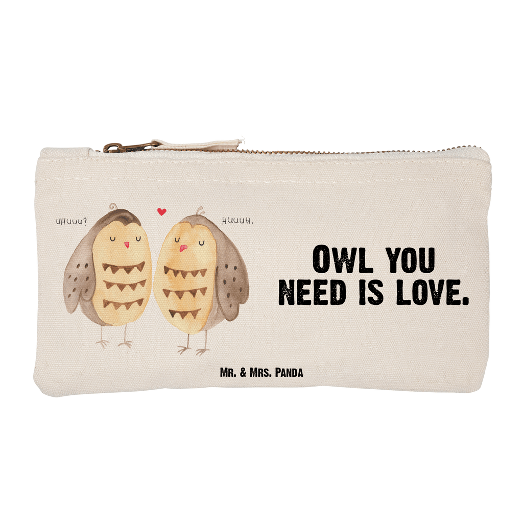 Schminktasche Eule Liebe Schminktasche, Kosmetiktasche, Kosmetikbeutel, Stiftemäppchen, Etui, Federmappe, Makeup, XXL, Schminketui, Kosmetiketui, Schlamperetui, Eule, Eule Deko, Liebe, Hochzeit Spruch, Owl, All you need is love, Liebe Spruch, Freundin Geschenk, Freund, Wortspiel lustig