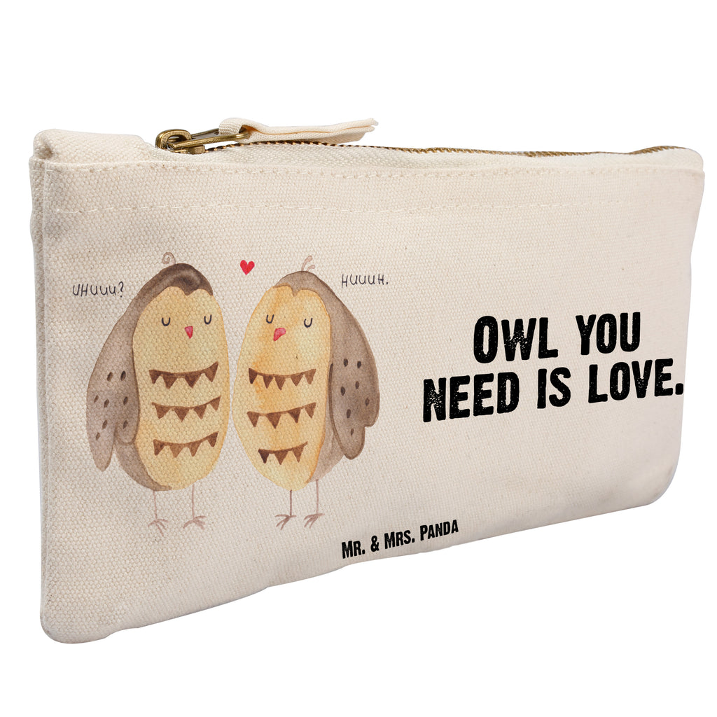 Schminktasche Eule Liebe Schminktasche, Kosmetiktasche, Kosmetikbeutel, Stiftemäppchen, Etui, Federmappe, Makeup, XXL, Schminketui, Kosmetiketui, Schlamperetui, Eule, Eule Deko, Liebe, Hochzeit Spruch, Owl, All you need is love, Liebe Spruch, Freundin Geschenk, Freund, Wortspiel lustig