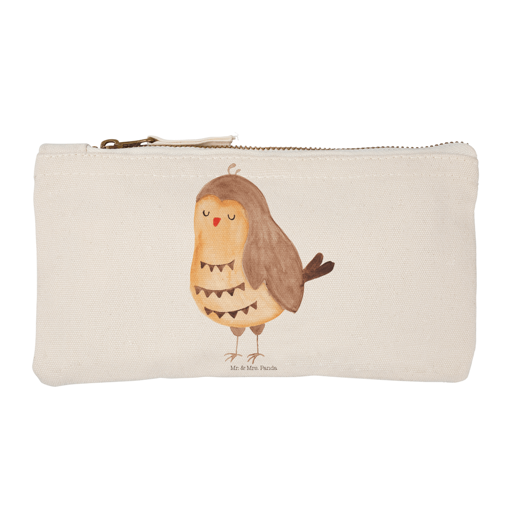 Schminktasche Eule Zufrieden Schminktasche, Kosmetiktasche, Kosmetikbeutel, Stiftemäppchen, Etui, Federmappe, Makeup, XXL, Schminketui, Kosmetiketui, Schlamperetui, Eule, Eule Spruch, Eule deko, Owl, Liebe Spruch, Romantisch, Wortspiel lustig, Spruch schön, Geschenk Hochzeitstag