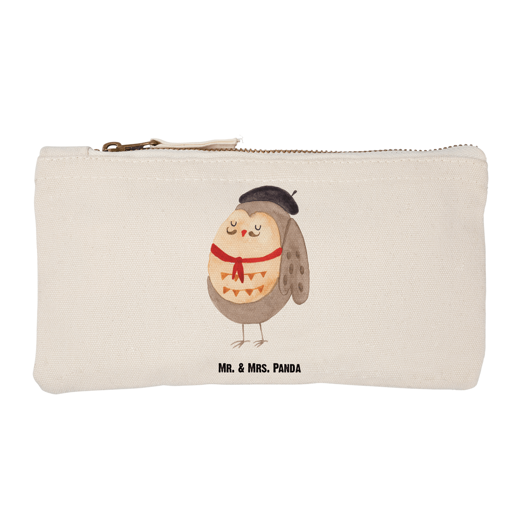 Schminktasche Eule Französisch Schminktasche, Kosmetiktasche, Kosmetikbeutel, Stiftemäppchen, Etui, Federmappe, Makeup, XXL, Schminketui, Kosmetiketui, Schlamperetui, Eule, Eulen, Eule Deko, Owl, hibou, La vie est belle, das Leben ist schön, Spruch schön, Spruch Französisch, Frankreich