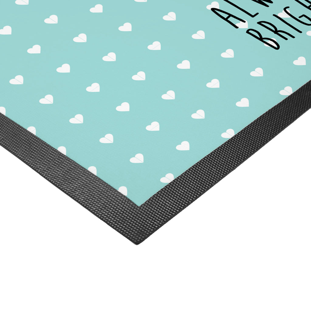 Fußmatte Fuchs Sterne Fuchs, Füchse, tröstende Worte, Spruch positiv, Spruch schön, Romantik, Always Look on the Bright Side of Life Türvorleger, Schmutzmatte, Fußabtreter, Matte, Schmutzfänger, Fußabstreifer, Schmutzfangmatte, Türmatte, Motivfußmatte,  Haustürmatte, Vorleger  Fuchs