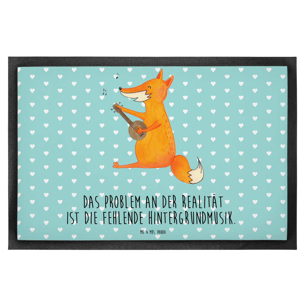 Fußmatte Fuchs Gitarre Fuchs, Füchse, Geschenk Musiker, Musik Spruch, Musikerin, Sänger, Sängerin, Gitarre,  Türvorleger, Schmutzmatte, Fußabtreter, Matte, Schmutzfänger, Fußabstreifer, Schmutzfangmatte, Türmatte, Motivfußmatte,  Haustürmatte, Vorleger  Fuchs