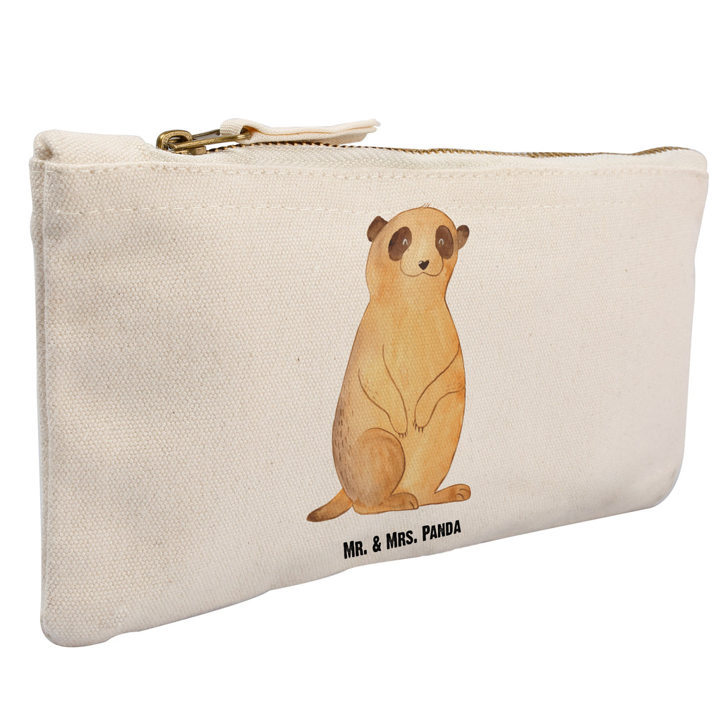 Schminktasche Erdmännchen Schminktasche, Kosmetiktasche, Kosmetikbeutel, Stiftemäppchen, Etui, Federmappe, Makeup, XXL, Schminketui, Kosmetiketui, Schlamperetui, Afrika, Wildtiere, Erdmännchen, Reisen, Spruch, Weltreise, Afrikareise, Roadtrip, Traveling