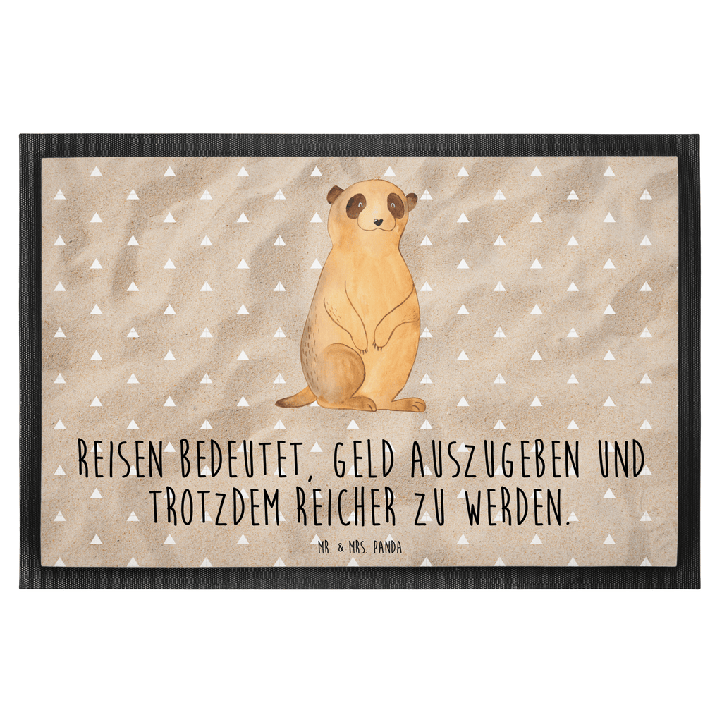 Fußmatte Erdmännchen Erdmännchen, Afrika, Reisen, Spruch, Weltreise, Afrikareise, Roadtrip, Traveling  Türvorleger, Schmutzmatte, Fußabtreter, Matte, Schmutzfänger, Fußabstreifer, Schmutzfangmatte, Türmatte, Motivfußmatte,  Haustürmatte, Vorleger  Afrika, Wildtiere