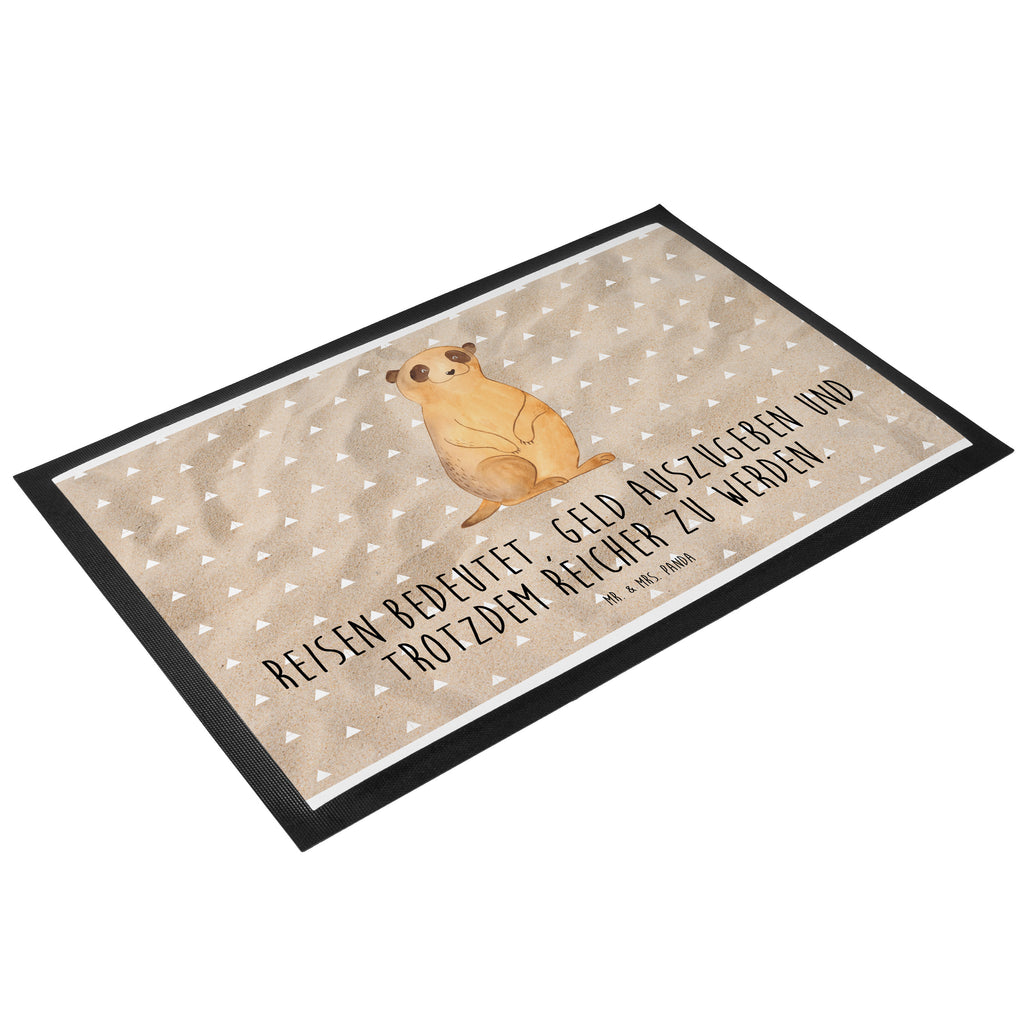 Fußmatte Erdmännchen Erdmännchen, Afrika, Reisen, Spruch, Weltreise, Afrikareise, Roadtrip, Traveling  Türvorleger, Schmutzmatte, Fußabtreter, Matte, Schmutzfänger, Fußabstreifer, Schmutzfangmatte, Türmatte, Motivfußmatte,  Haustürmatte, Vorleger  Afrika, Wildtiere