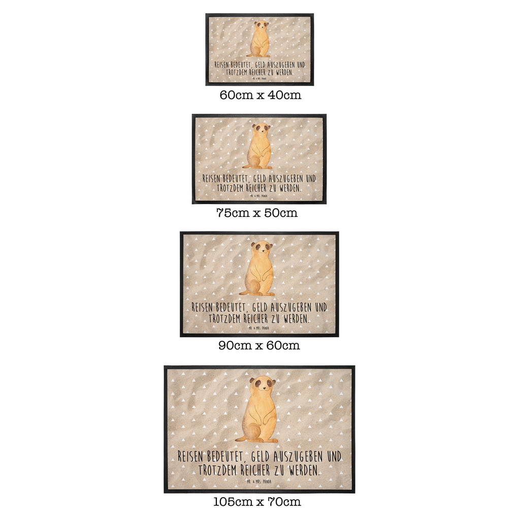 Fußmatte Erdmännchen Erdmännchen, Afrika, Reisen, Spruch, Weltreise, Afrikareise, Roadtrip, Traveling  Türvorleger, Schmutzmatte, Fußabtreter, Matte, Schmutzfänger, Fußabstreifer, Schmutzfangmatte, Türmatte, Motivfußmatte,  Haustürmatte, Vorleger  Afrika, Wildtiere