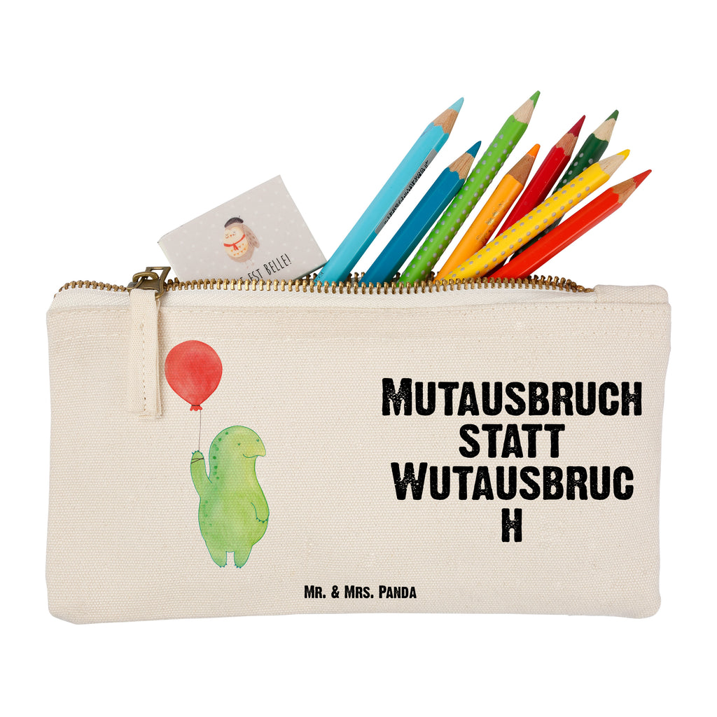 Schminktasche Schildkröte Luftballon Schildkröte, Schildkröten, Mutausbruch, Motivation, Motivationsspruch Schminktasche, Kosmetiktasche, Kosmetikbeutel, Stiftemäppchen, Etui, Federmappe, Makeup, XXL, Schminketui, Kosmetiketui, Schlamperetui  Schildkröte