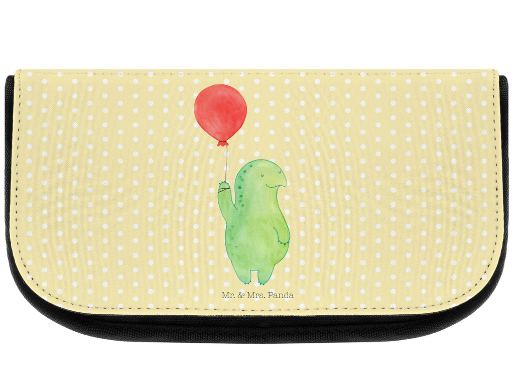 Kosmetiktasche Schildkröte Luftballon Kosmetikbeutel, Kulturtasche, Kulturbeutel, Schminktasche, Make-Up Tasche, Schildkröte, Schildkröten, Mutausbruch, Motivation, Motivationsspruch