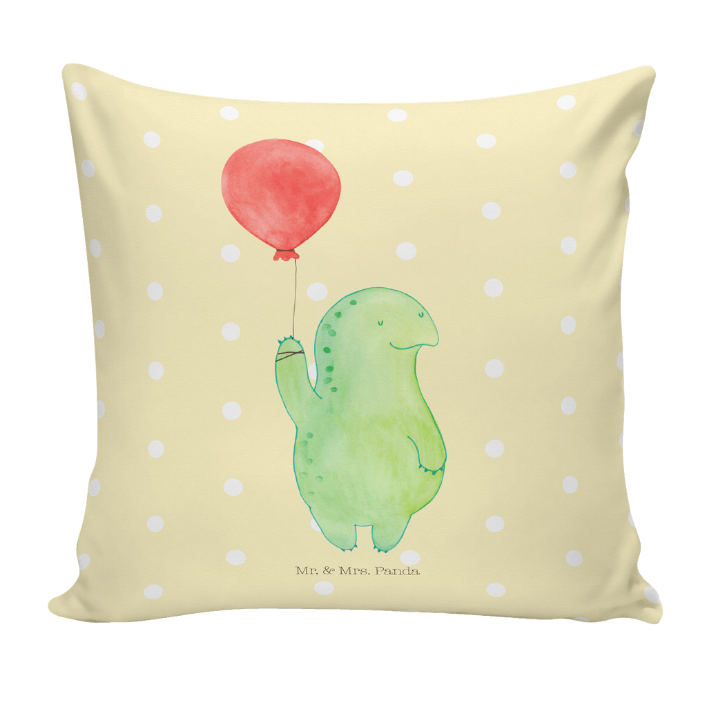 40x40 Kissen Schildkröte Luftballon Kissenhülle, Kopfkissen, Sofakissen, Dekokissen, Motivkissen, Schildkröte, Schildkröten, Mutausbruch, Motivation, Motivationsspruch