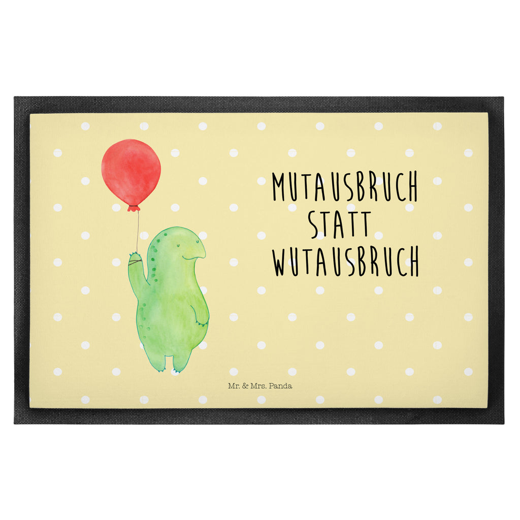 Fußmatte Schildkröte Luftballon Schildkröte, Schildkröten, Mutausbruch, Motivation, Motivationsspruch Türvorleger, Schmutzmatte, Fußabtreter, Matte, Schmutzfänger, Fußabstreifer, Schmutzfangmatte, Türmatte, Motivfußmatte,  Haustürmatte, Vorleger  Schildkröte