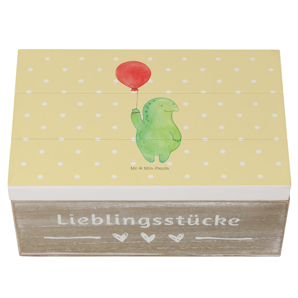 Holzkiste Schildkröte Luftballon Holzkiste, Kiste, Schatzkiste, Truhe, Schatulle, XXL, Erinnerungsbox, Erinnerungskiste, Dekokiste, Aufbewahrungsbox, Schildkröte, Schildkröten, Mutausbruch, Motivation, Motivationsspruch
