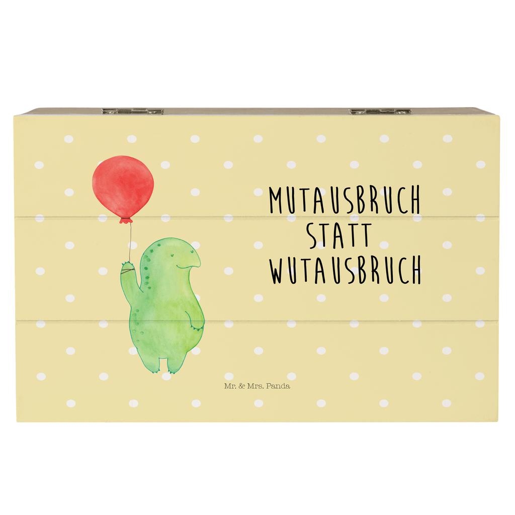 Holzkiste Schildkröte Luftballon Holzkiste, Kiste, Schatzkiste, Truhe, Schatulle, XXL, Erinnerungsbox, Erinnerungskiste, Dekokiste, Aufbewahrungsbox, Schildkröte, Schildkröten, Mutausbruch, Motivation, Motivationsspruch